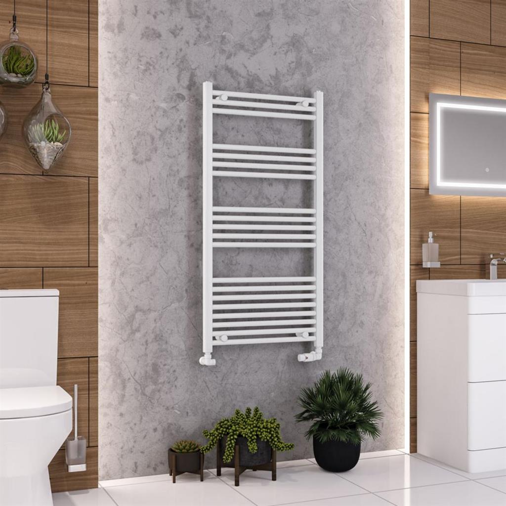 Eastbrook Wendover Straight Ladder Towel Radiator 1200mm x 750mm - Chrome - 41.0079 - TAP 'N' SHOWER
