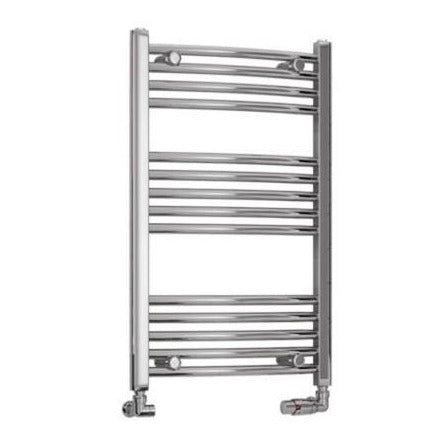 Eastbrook Wendover 800mm x 500mm Curved Ladder Towel Radiator - Chrome - 41.0033 - TAP 'N' SHOWER