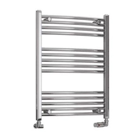 Eastbrook Wendover 800mm x 600mm Curved Ladder Towel Radiator - Chrome - 41.0035 - TAP 'N' SHOWER