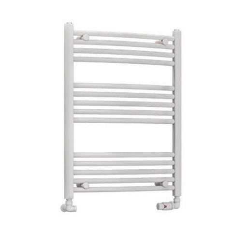Eastbrook Wendover 800mm x 600mm Curved Ladder Towel Radiator - White - 41.0036 - TAP 'N' SHOWER