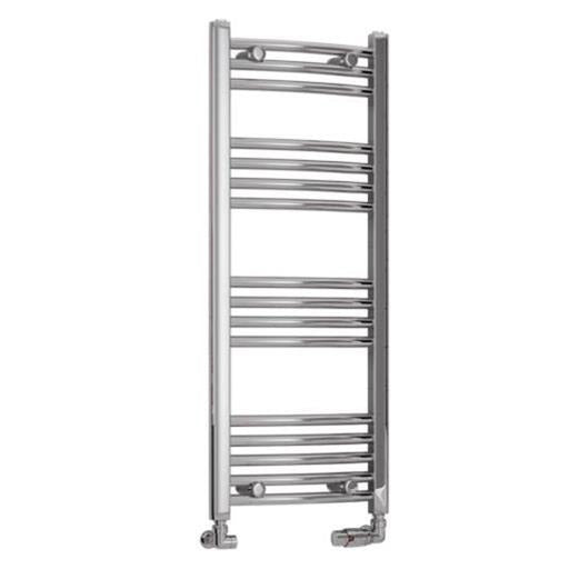 Eastbrook Wendove Curved Ladder Towel Radiator 1000mm x 400mm - Chrome - 41.0037 - TAP 'N' SHOWER
