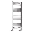 Eastbrook Wendove Curved Ladder Towel Radiator 1000mm x 400mm - Chrome - 41.0037 - TAP 'N' SHOWER