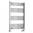 Eastbrook Wendover Curved Ladder Towel Radiator 1000mm x 600mm - Chrome - 41.0041 - TAP 'N' SHOWER