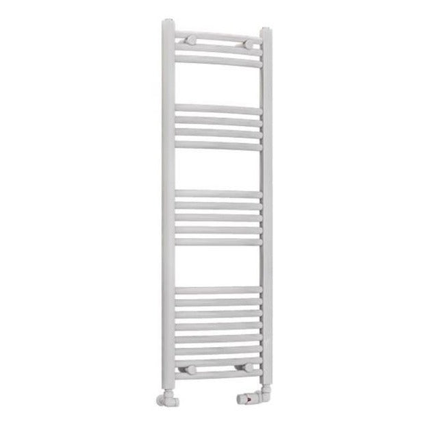 Eastbrook Wendover Curved Ladder Towel Radiator 1200mm x 400mm - White - 41.0044 - TAP 'N' SHOWER