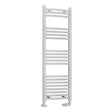 Eastbrook Wendover Curved Ladder Towel Radiator 1200mm x 400mm - White - 41.0044 - TAP 'N' SHOWER