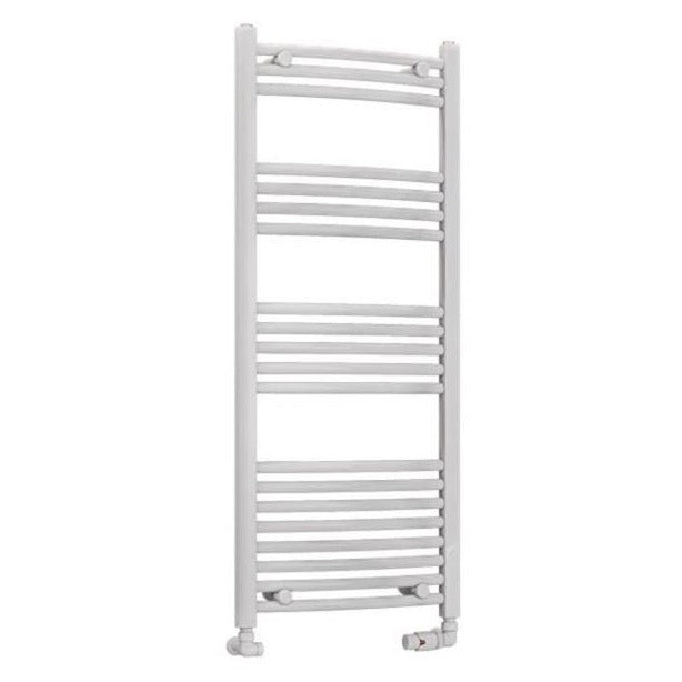 Eastbrook Wendover Curved Ladder Towel Radiator 1200mm x 500mm - White - 41.0046 - TAP 'N' SHOWER