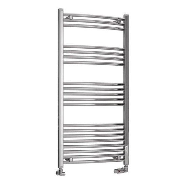 Eastbrook WendoverCurved Ladder Towel Radiator 1200mm x 600mm - Chrome - 41.0047 - TAP 'N' SHOWER