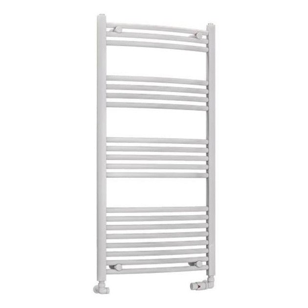 Eastbrook Wendover Curved Ladder Towel Radiator 1200mm x 600mm - White - 41.0048 - TAP 'N' SHOWER