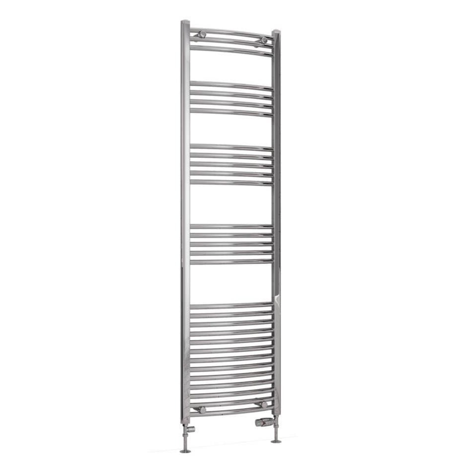 Eastbrook Wendover 1800mm x 500mm Curved Ladder Towel Radiator - Chrome - 41.0057 - TAP 'N' SHOWER