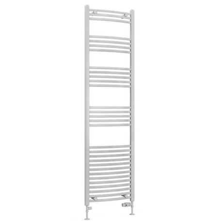 Eastbrook Wendover 1800mm x 500mm Curved Ladder Towel Radiator - White - 41.0058 - TAP 'N' SHOWER