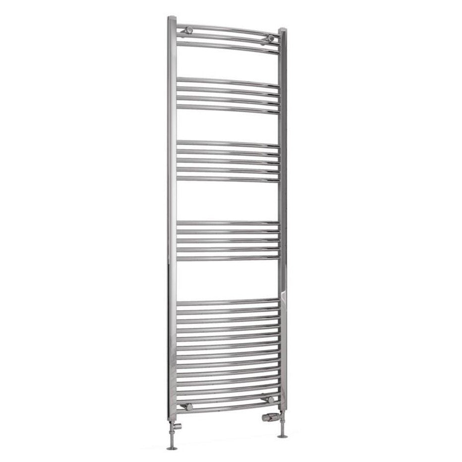 Eastbrook Wendover 1800mm x 600mm Curved Ladder Towel Radiator - Chrome - 41.0059 - TAP 'N' SHOWER