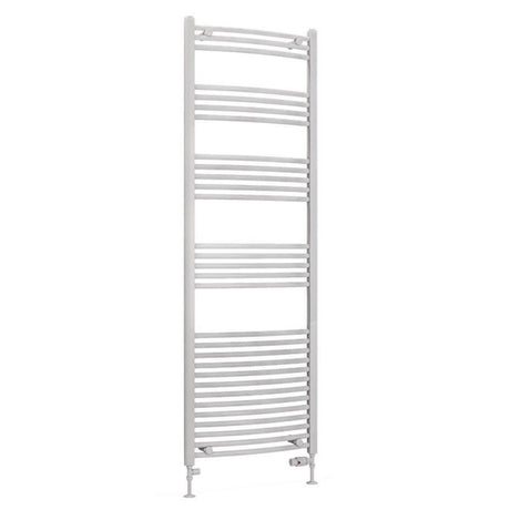 Eastbrook Wendover 1800mm x 600mm Curved Ladder Towel Radiator - White - 41.0060 - TAP 'N' SHOWER