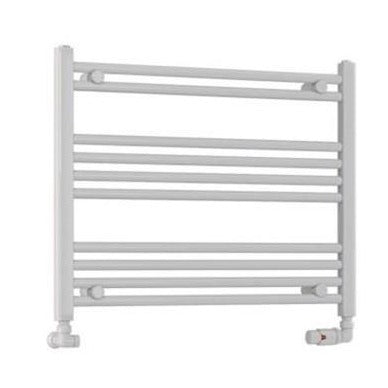 Eastbrook Wendover 600mm x 600mm Straight Ladder Towel Radiator - White - 41.0061 - TAP 'N' SHOWER