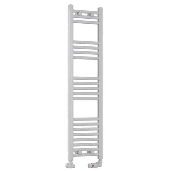 Eastbrook Wendover Straight Ladder Towel Radiator 1200mm x 300mm - White - 41.0073 - TAP 'N' SHOWER