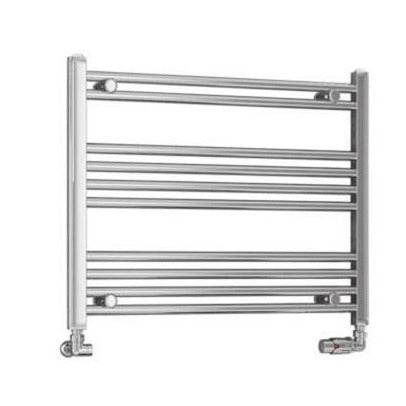 Eastbrook Wendover 600mm x 750mm Straight Ladder Towel Radiator - Chrome - 41.0076 - TAP 'N' SHOWER
