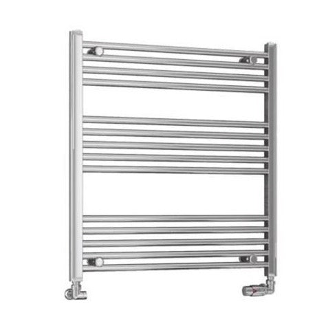 Eastbrook Wendover 800mm x 750mm Straight Ladder Towel Radiator - Chrome - 41.0077 - TAP 'N' SHOWER