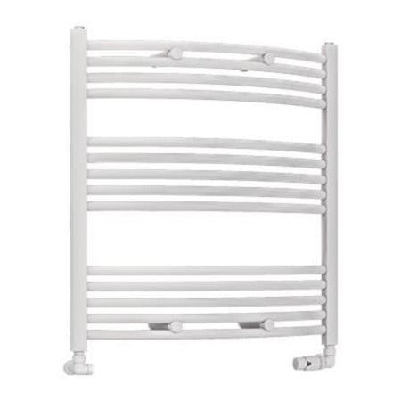 Eastbrook Wendover 800mm x 750mm Curved Ladder Towel Radiator - White - 41.0092 - TAP 'N' SHOWER