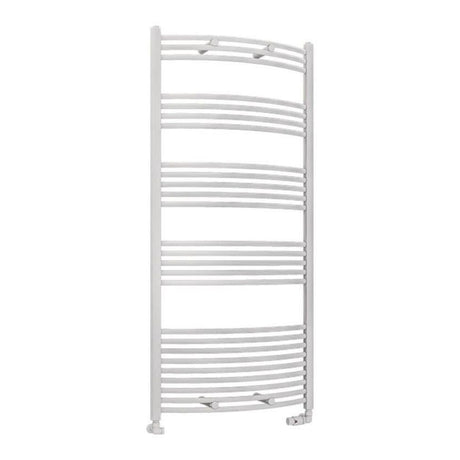 Eastbrook Wendover 1600mm x 750mm Curved Ladder Towel Radiator - White - 41.0095 - TAP 'N' SHOWER