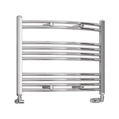Eastbrook Wendover 600mm x 750mm Curved Ladder Towel Radiator - Chrome - 41.0100 - TAP 'N' SHOWER