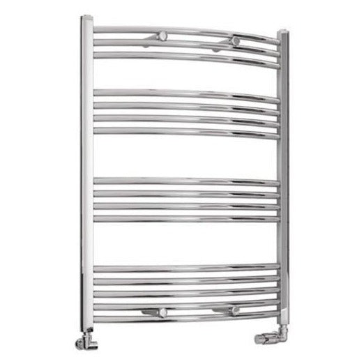 Eastbrook Wendover Curved Ladder Towel Radiator 1000mm x 750mm - Chrome - 41.0102 - TAP 'N' SHOWER