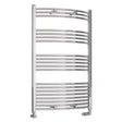 Eastbrook Wendover Curved Ladder Towel Radiator 1200mm x 750mm - Chrome - 41.0103 - TAP 'N' SHOWER