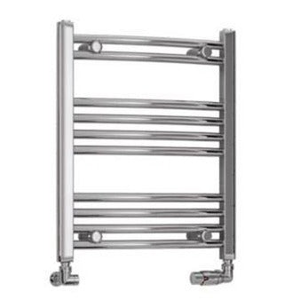 Eastbrook Wendover 600mm x 500mm Curved Ladder Towel Radiator - Chrome - 41.0107 - TAP 'N' SHOWER