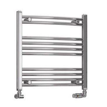 Eastbrook Wendover 600mm x 600mm Curved Ladder Towel Radiator - Chrome - 41.0108 - TAP 'N' SHOWER