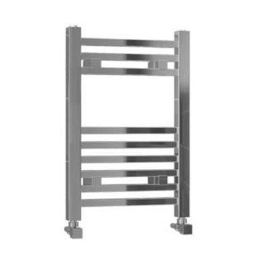 Eastbrook Biava Square 600mm x 400mm Straight Ladder Towel Radiator - Chrome - 41.0109 - TAP 'N' SHOWER