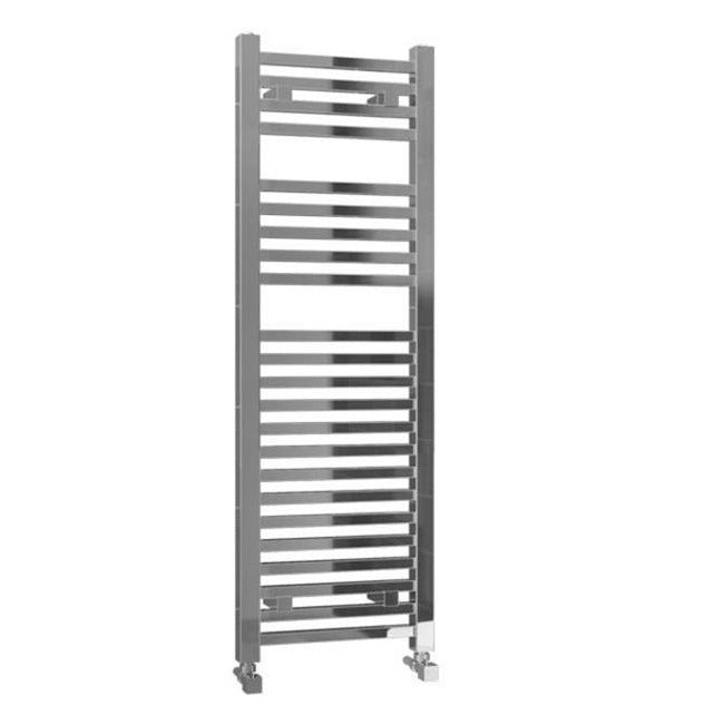 Eastbrook Biava Square 1200mm x 400mm Straight Ladder Towel Radiator - Chrome - 41.0110 - TAP 'N' SHOWER