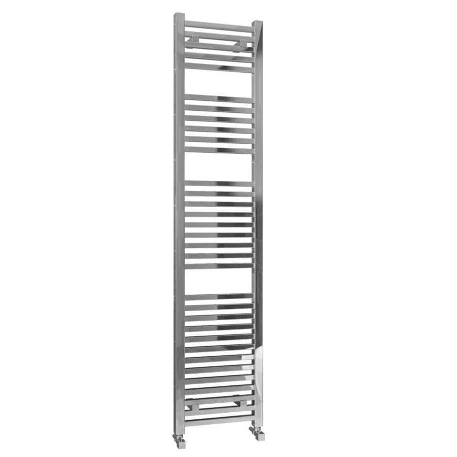Eastbrook Biava Square 1800mm x 400mm Straight Ladder Towel Radiator - Chrome - 41.0111 - TAP 'N' SHOWER