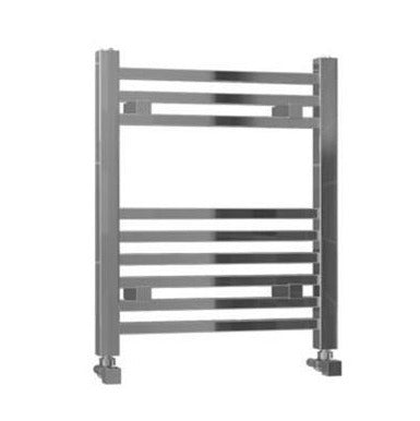 Eastbrook Biava Square 600mm x 600mm Straight Ladder Towel Radiator - Chrome - 41.0115 - TAP 'N' SHOWER