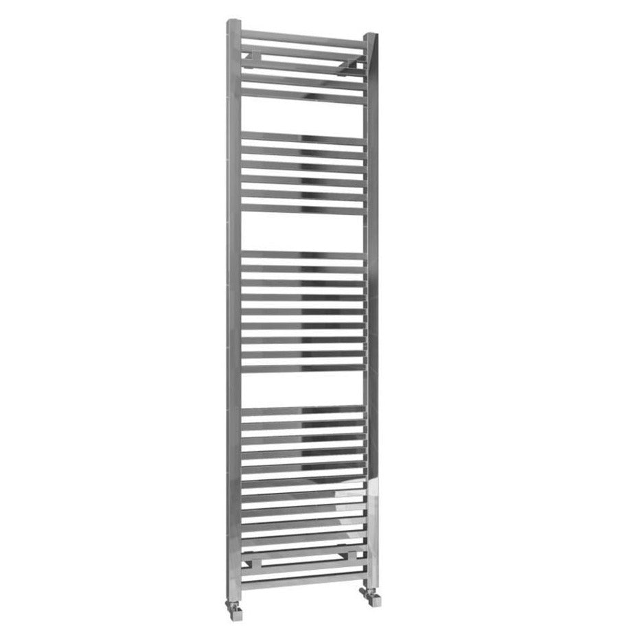 Eastbrook Biava Square 1800mm x 500mm Straight Ladder Towel Radiator - Chrome - 41.0114 - TAP 'N' SHOWER