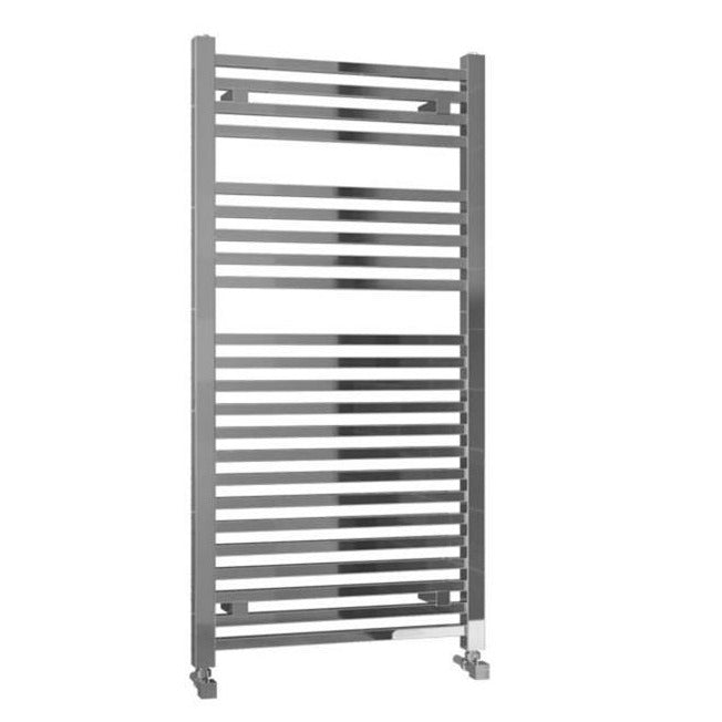 Eastbrook Biava Square 1200mm x 600mm Straight Ladder Towel Radiator - Chrome - 41.0116 - TAP 'N' SHOWER