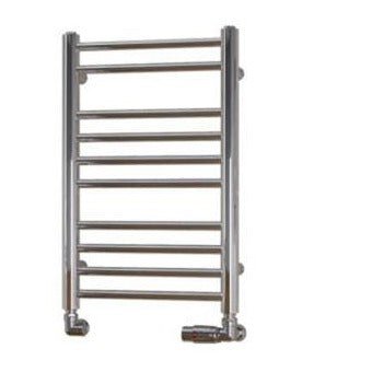 Eastbrook Biava Round 600mm x 400mm Straight Ladder Towel Radiator - Chrome - 41.0145 - TAP 'N' SHOWER