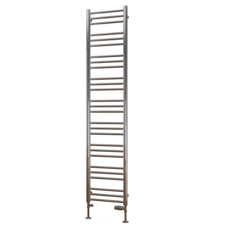 Eastbrook Biava Round 1800mm x 400mm Straight Ladder Towel Radiator - Chrome - 41.0147 - TAP 'N' SHOWER