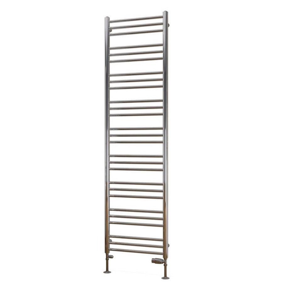 Eastbrook Biava Round 1800mm x 500mm Straight Ladder Towel Radiator - Chrome - 41.0150 - TAP 'N' SHOWER