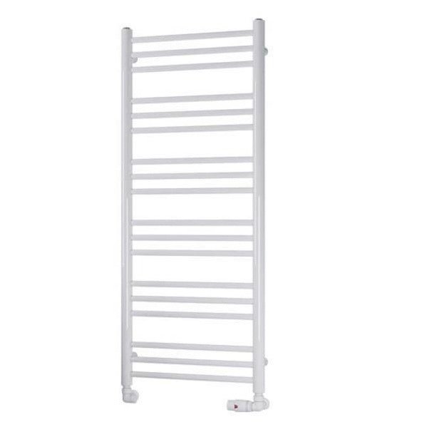 Eastbrook Biava Round 1200mm x 600mm Straight Ladder Towel Radiator - Chrome - 41.0152 - TAP 'N' SHOWER