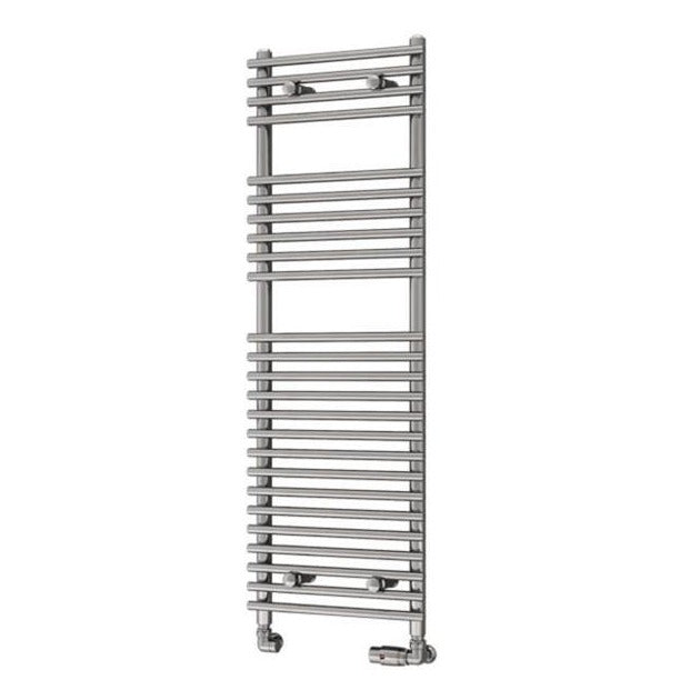 Eastbrook Biava Tube On Tube 1200mm x 500mm Straight Ladder Towel Radiator - Chrome - 41.0167 - TAP 'N' SHOWER