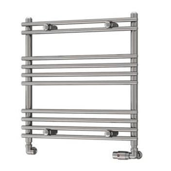 Eastbrook Biava Tube On Tube 600mm x 600mm Straight Ladder Towel Radiator - Chrome - 41.0169 - TAP 'N' SHOWER
