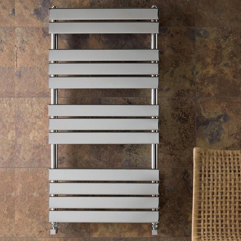 Eastbrook Staverton Tube On Tube Straight Designer Towel Radiator 1200mm x 400mm - White - 41.0191 - TAP 'N' SHOWER