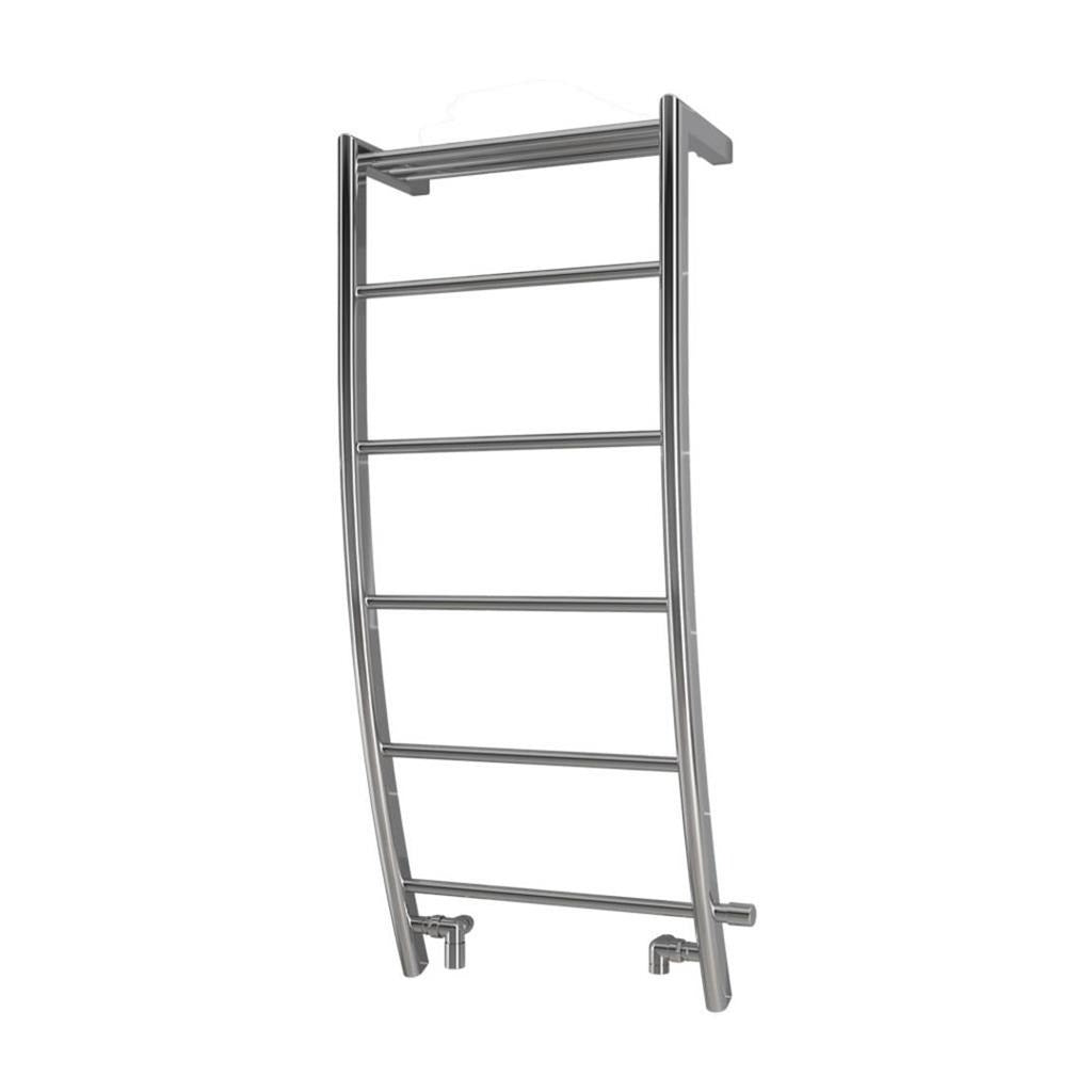 Eastbrook Biava Corinium 1200mm x 500mm Curved Designer Towel Radiator - Chrome - 41.0222 - TAP 'N' SHOWER