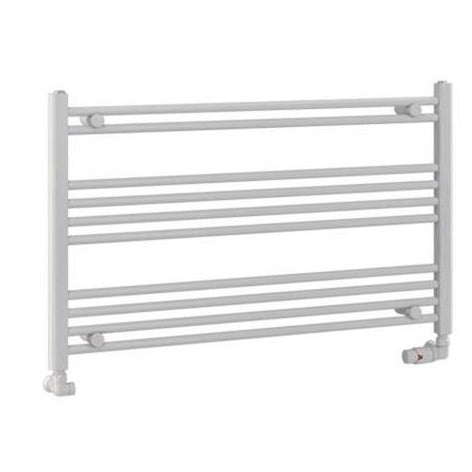 Eastbrook Wendover 600mm x 1000mm Straight Ladder Towel Radiator - White - 41.0246 - TAP 'N' SHOWER