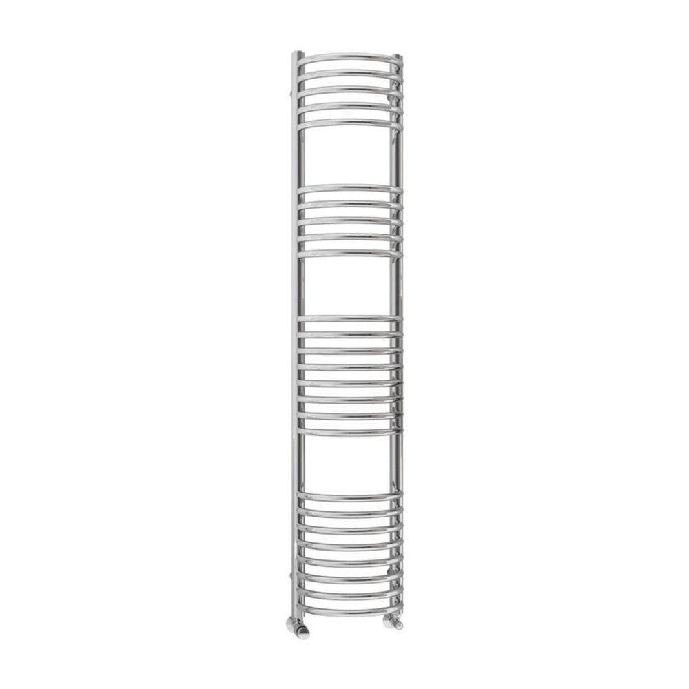 Eastbrook Mezzo Tondo Curved Designer Towel Radiator 1600mm x 320mm - Chrome - 41.0248 - TAP 'N' SHOWER