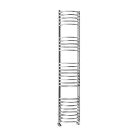 Eastbrook Mezzo Tondo Curved Designer Towel Radiator 1600mm x 320mm - Chrome - 41.0248 - TAP 'N' SHOWER