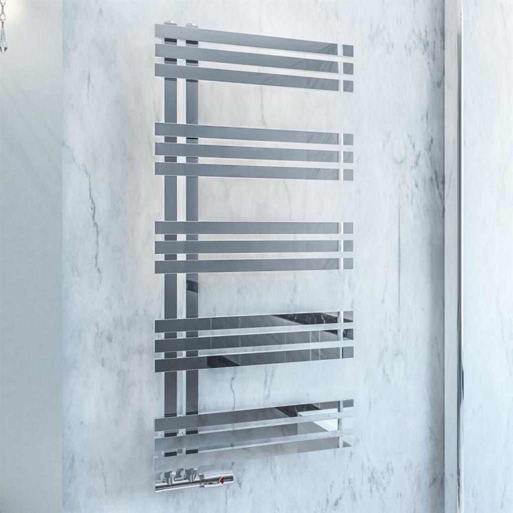 Eastbrook Rizano Radiator 1000mm x 500mm - Polished Stainless Steel - 41.0250 - TAP 'N' SHOWER