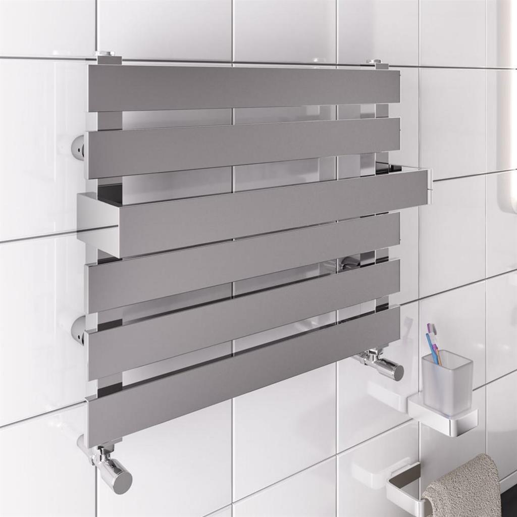 Eastbrook Ascona Stainless Steel Radiator 420mm x 500mm - Polished - 41.0254 - TAP 'N' SHOWER