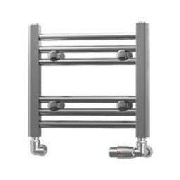 Eastbrook Biava 360mm x 400mm Straight Ladder Towel Radiator - Chrome - 41.0268 - TAP 'N' SHOWER