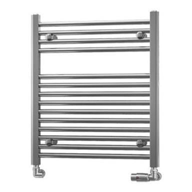 Eastbrook Biava 688mm x 600mm Straight Ladder Towel Radiator - Chrome - 41.0270 - TAP 'N' SHOWER