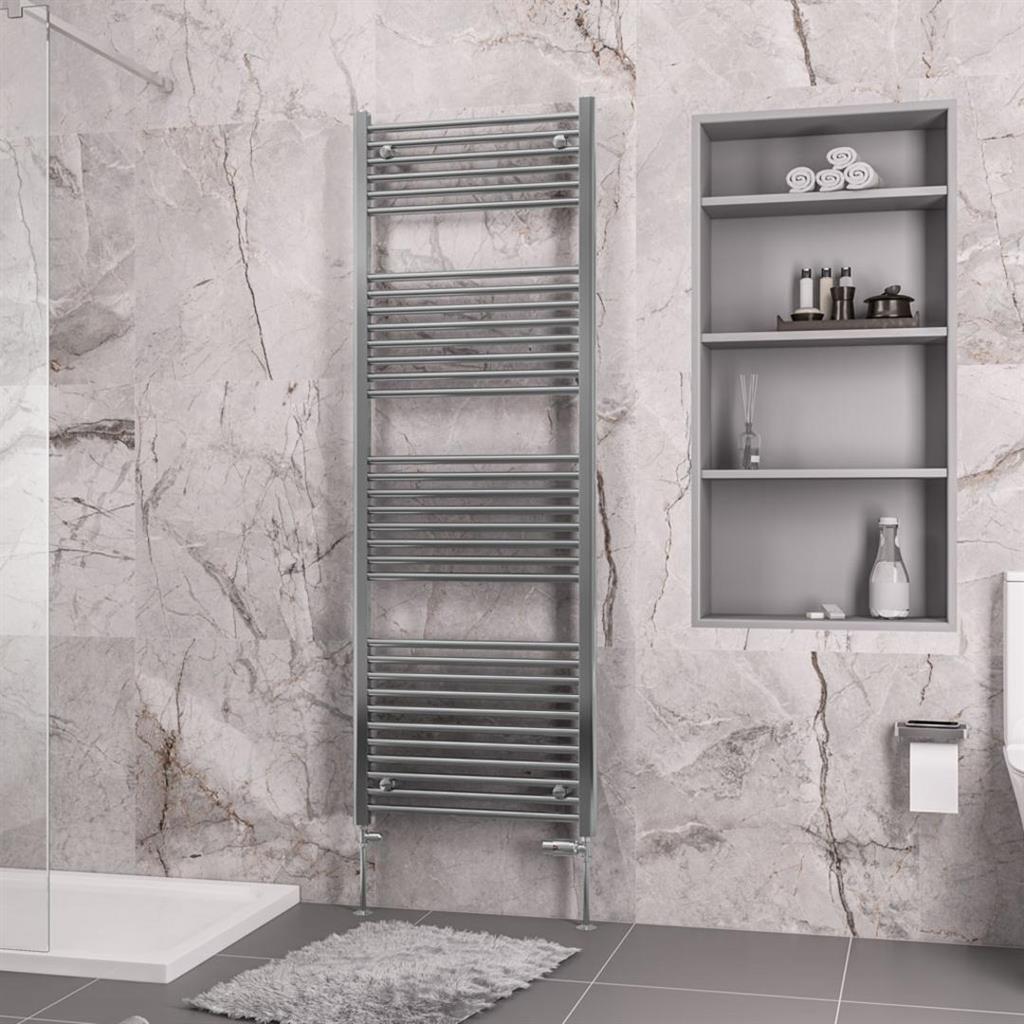 Eastbrook Biava Straight Ladder Towel Radiator 1720mm x 600mm - Chrome - 41.0276 - TAP 'N' SHOWER