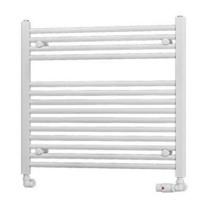 Eastbrook Biava 688mm x 750mm Straight Ladder Towel Radiator - White - 41.0281 - TAP 'N' SHOWER